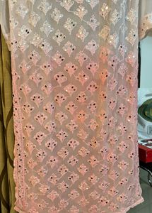 Pink Dual Shade Mirror Kurta