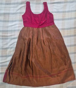 Vibrant Pink &amp; Brown Ethnic Set