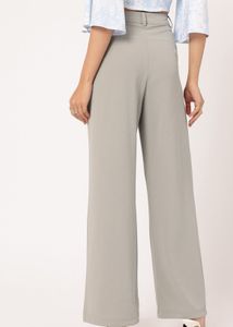 Women Casual Chic Straight Smart Casua Trousers