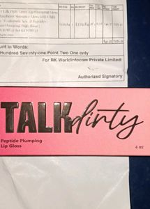 Talk Dirty Peptide Plumping Lip Gloss