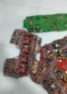 heavy garba dress Embroidered Lehenga Choli Set