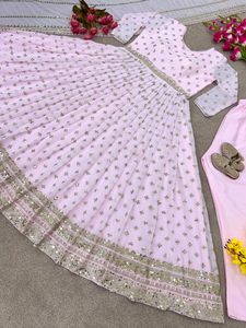 New Designer Party Wear Full Heavy Embroidery Work
