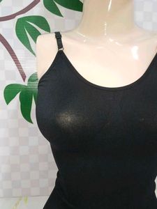 (1100)Sleek Black Camisole Top