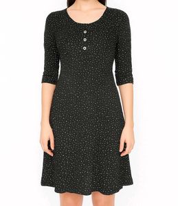 Cute Black Polka Dot Dress