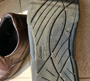 Bata Comfit Men Brown Solid Formal Slip Ons