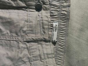 Beige Cargo Pants