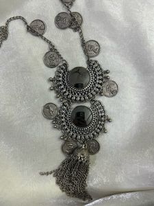 Boho Coin Tassel Necklace