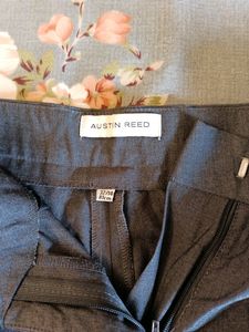 Dark Gray Ankle Length Formal Pants