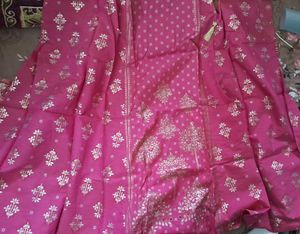 Vishudh Pink Kurta with Gold Print