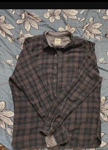 WROGN Men Black &amp; Grey SlimFitCheckedCasual Shi