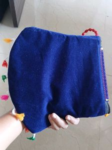 Embroidered Clutch Bag