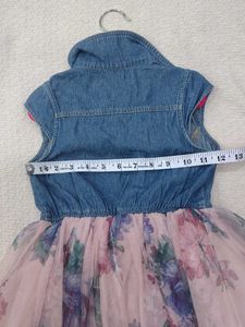 Denim &amp; Floral Dress
