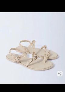 Studded Flat Sandals