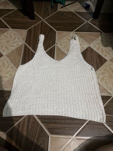 white cute top