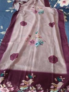 mauve Kurta Set with Dupatta