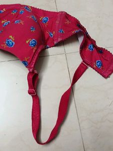 Red Floral Bra &amp; Panty Set