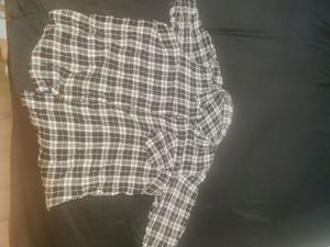 Black White Grey Checks Shirt