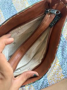 Stylish Green Ikat Crossbody Bag