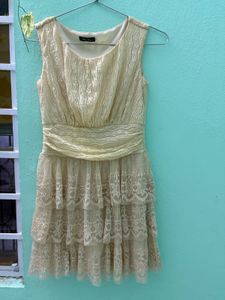 Lace Overlay Dress🧚🏼‍♀️
