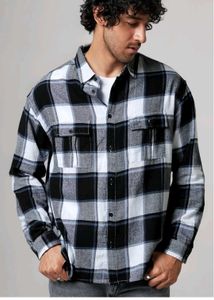 The souled Store Relaxed fit Men's Flannel Check