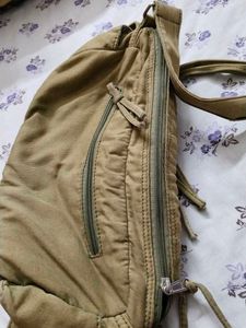 10 Pocket Denim Sling Bag