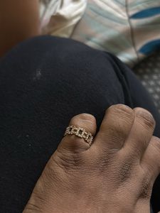 Sparkling Chain Link Ring