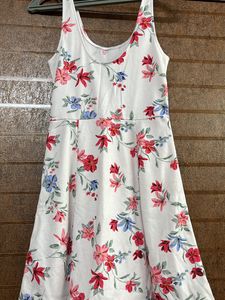 White Floral Dress
