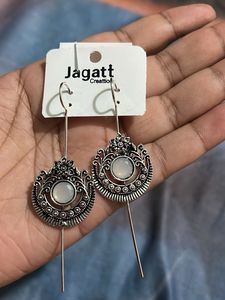 Jagatt Creations Oxidized Earrings