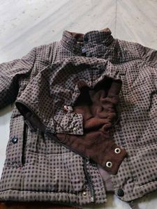 Checkered Padded Jacket Uropean Brand