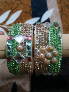 Sparkling Embellished Bangles