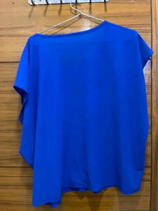 Vibrant Blue Casual Tunic