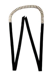 Elegant Black & Gold Belt