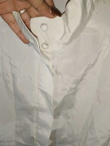 white satin shirt