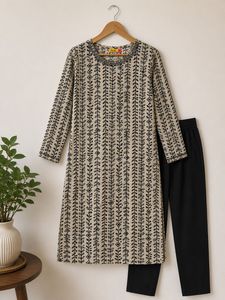 Kurta and black pant