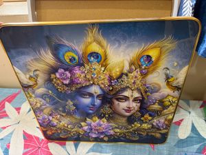 Beautiful Radha Krishna Photo Frame - New