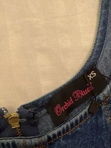 Stylish Denim Corset Top