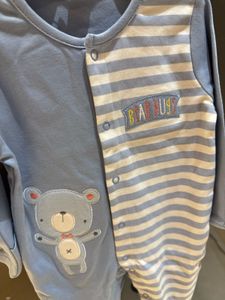 Baby Blue Bear Footie Pajamas