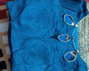 Blue Saree