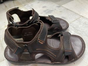 Wrangler Men's Brown Leather Sandals