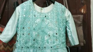 Beautiful Teal Ethnic Gown