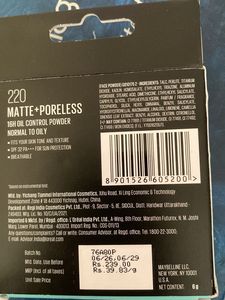 Maybelline Fit Me Matte Powder