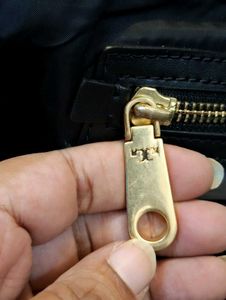 Tory Burch Black Nylon Tote Bag