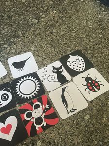 black and white cards for new borns