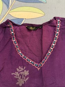Ethnic Kurta Set with Palazzo and Dupatta