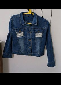 ₹99 ❗Denim Crop* Jacket