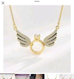 Angel Wings Neclace - Gold
