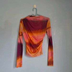 Zara Tir Die Mesh Top