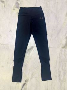 Combo of Black Workout Tights with HRX Active crop