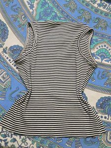 y2k Striped Sleeveless Tank Top