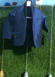 Beautiful kids boy blue suit